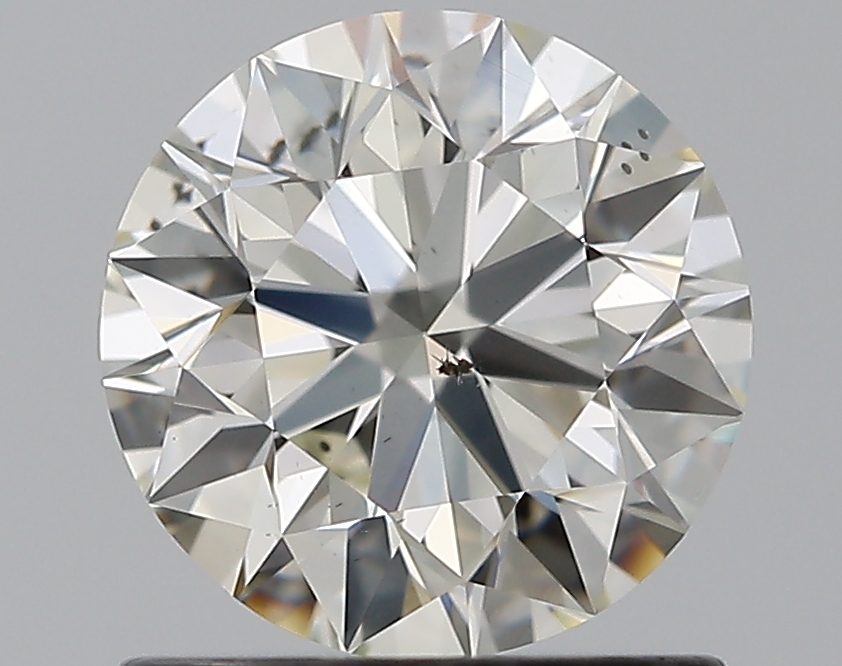 1.01 CaratK-SI1 EX Cut Round Diamond
