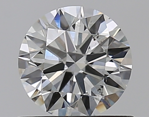 0.56 CaratG-SI1 EX Cut Round Diamond