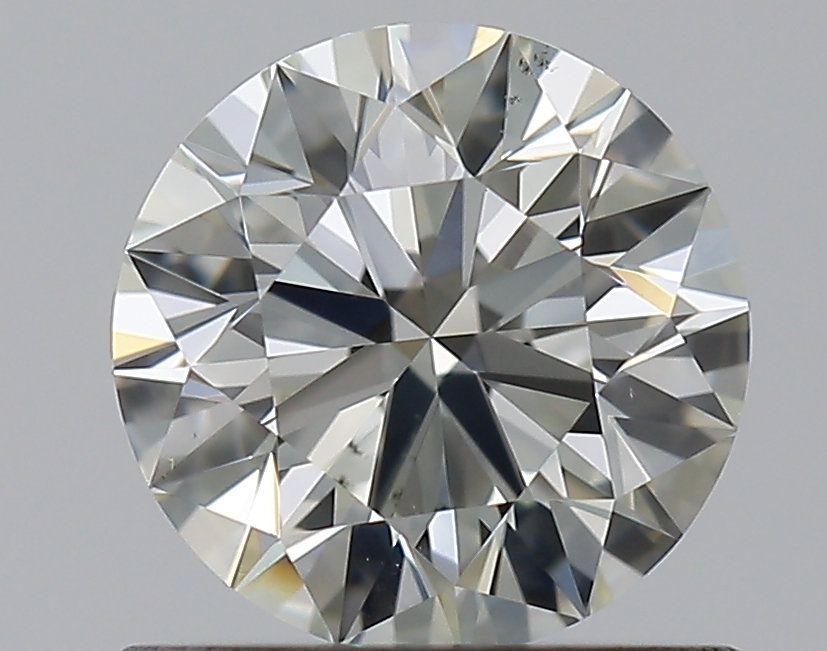 0.81 CaratK-SI1 EX Cut Round Diamond