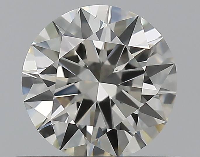 0.52 CaratJ-VS1 EX Cut Round Diamond