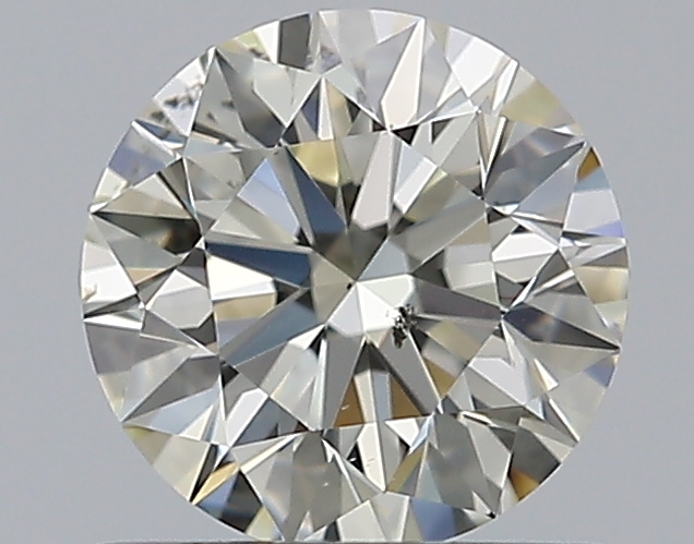 0.71 CaratL-SI1 EX Cut Round Diamond