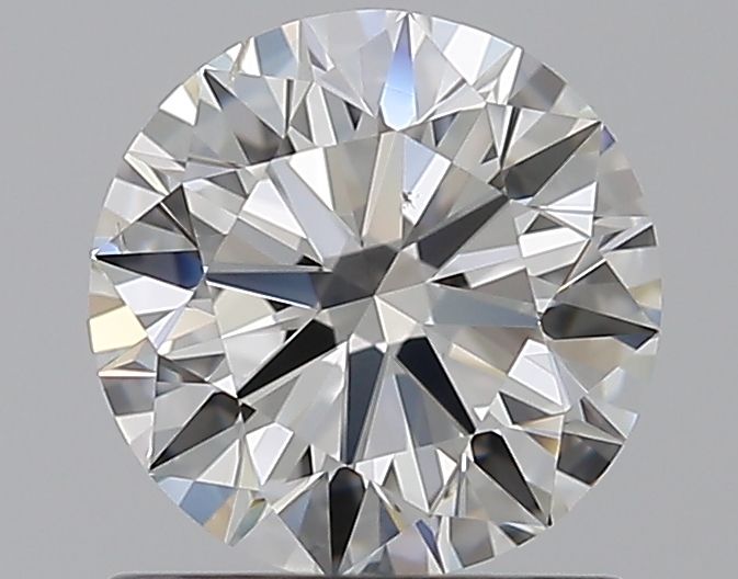 1 CaratH-SI1 EX Cut Round Diamond