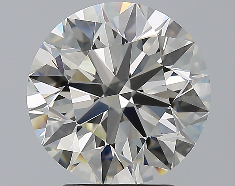 3.51 CaratK-VVS2 EX Cut Round Diamond
