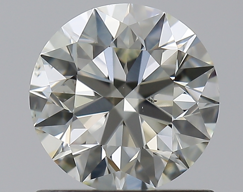 0.9 CaratL-SI1 EX Cut Round Diamond