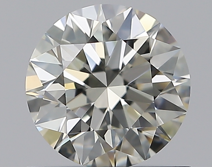 0.75 CaratJ-VVS2 EX Cut Round Diamond