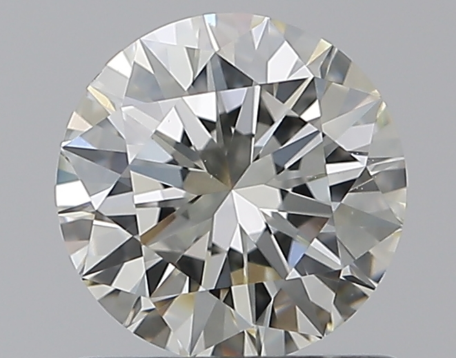 0.9 CaratJ-VS2 EX Cut Round Diamond