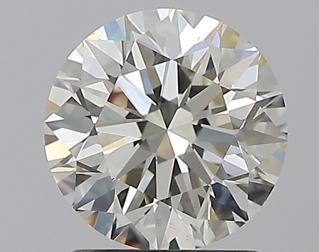 1.61 CaratL-VS2 EX Cut Round Diamond