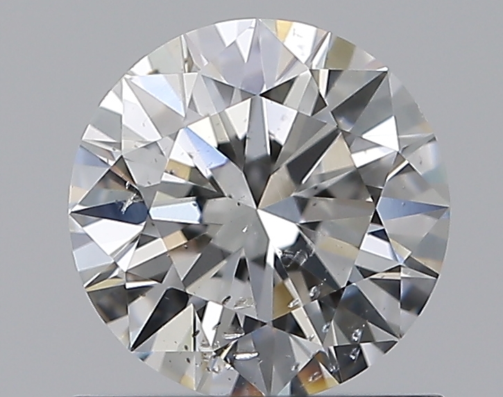 0.7 CaratG-SI2 EX Cut Round Diamond