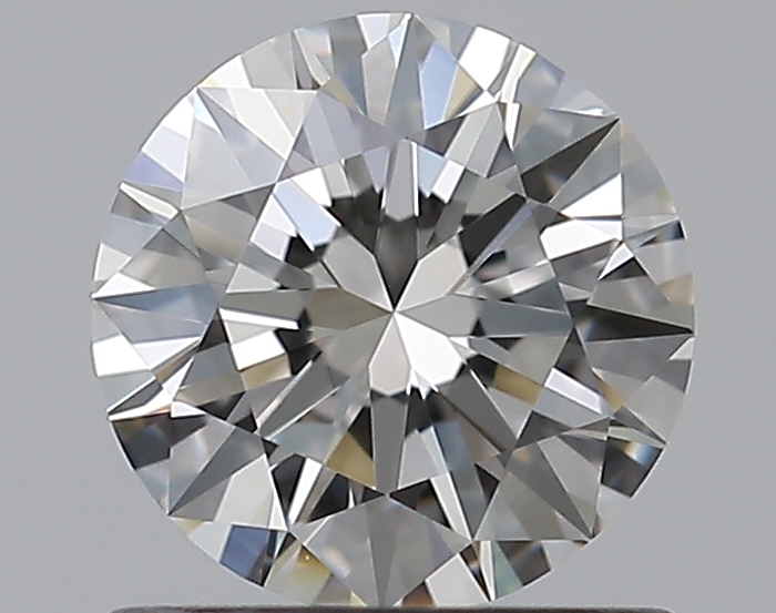0.76 CaratI-VVS2 EX Cut Round Diamond