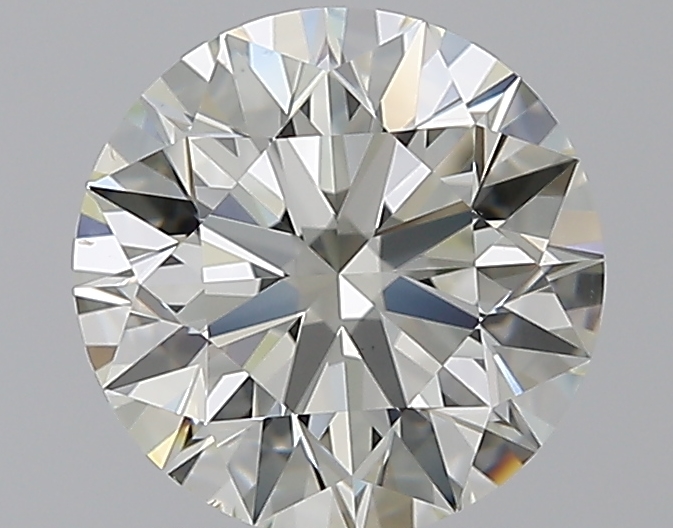 2.01 CaratL-SI1 EX Cut Round Diamond