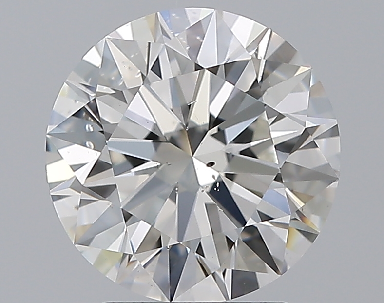 3.01 CaratH-SI1 EX Cut Round Diamond