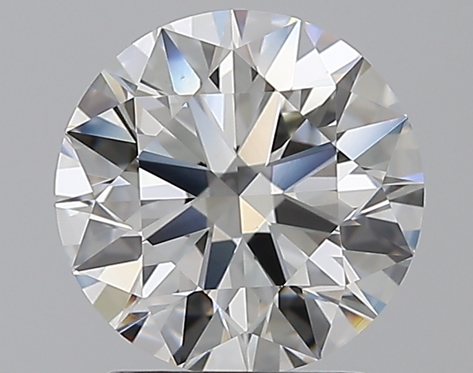 2.01 CaratI-VS2 EX Cut Round Diamond