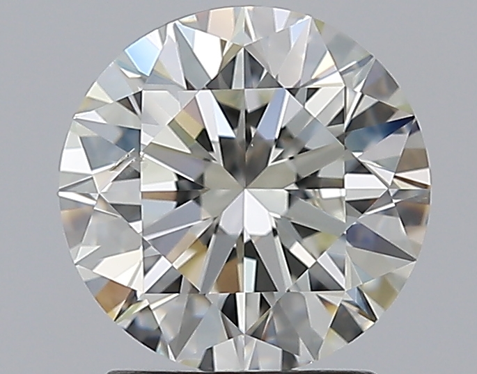 2 CaratJ-SI1 EX Cut Round Diamond