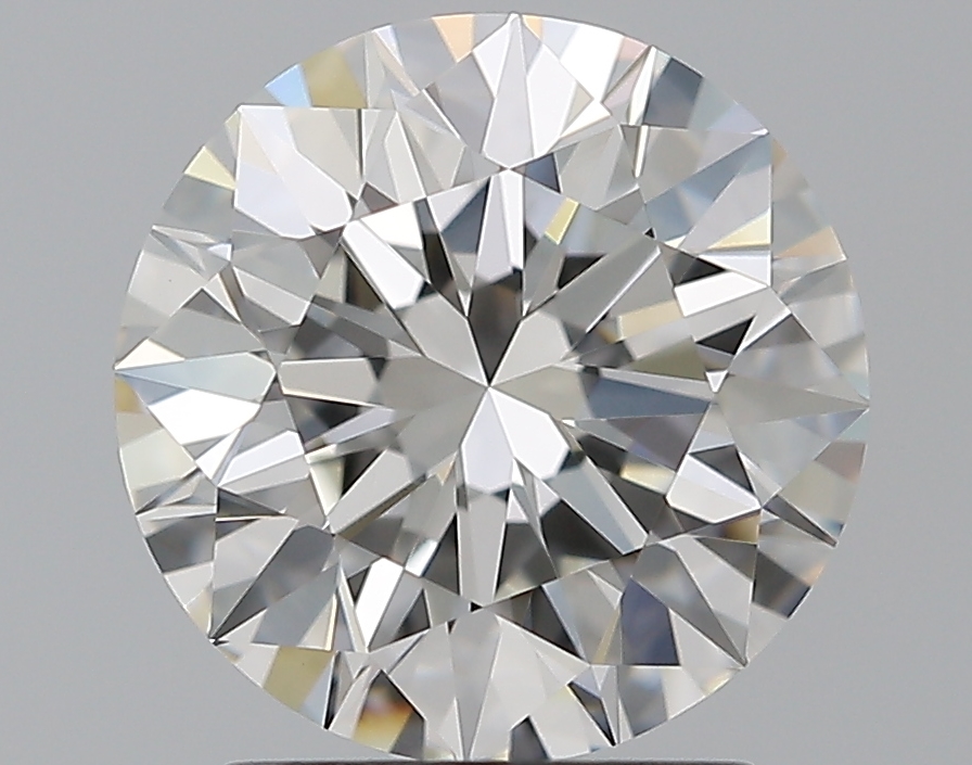 2.21 CaratG-VVS2 EX Cut Round Diamond