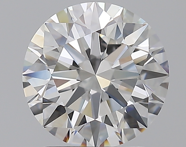 2.01 CaratF-VVS2 EX Cut Round Diamond