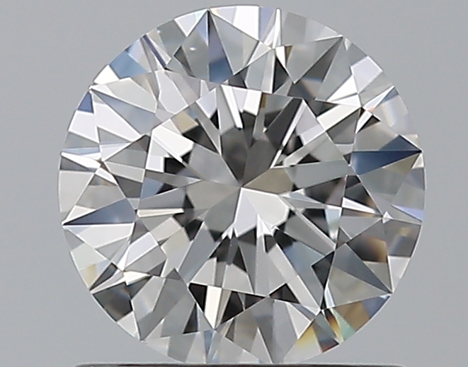 1 CaratF-VVS2 EX Cut Round Diamond