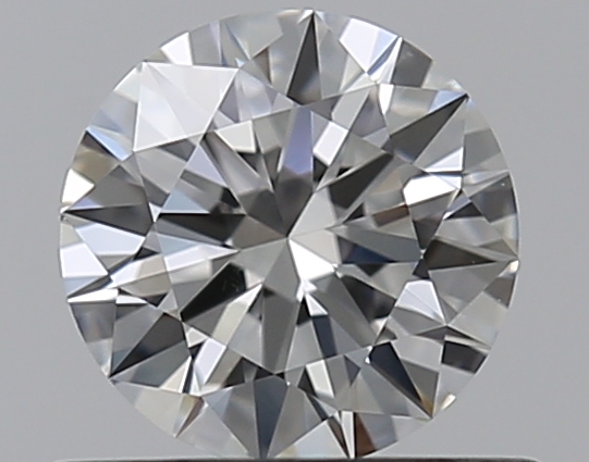 0.5 CaratF-VVS2 EX Cut Round Diamond