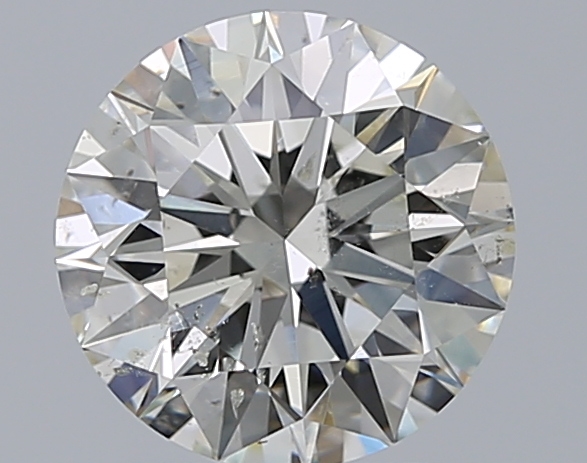 2.02 CaratJ-SI2 EX Cut Round Diamond