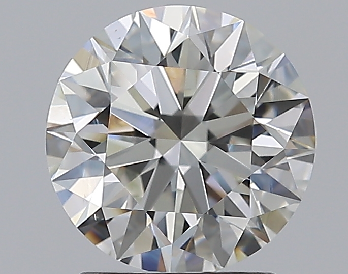 2.01 CaratJ-VS2 EX Cut Round Diamond