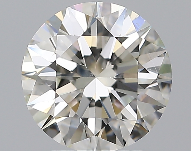 2.51 CaratJ-SI1 EX Cut Round Diamond
