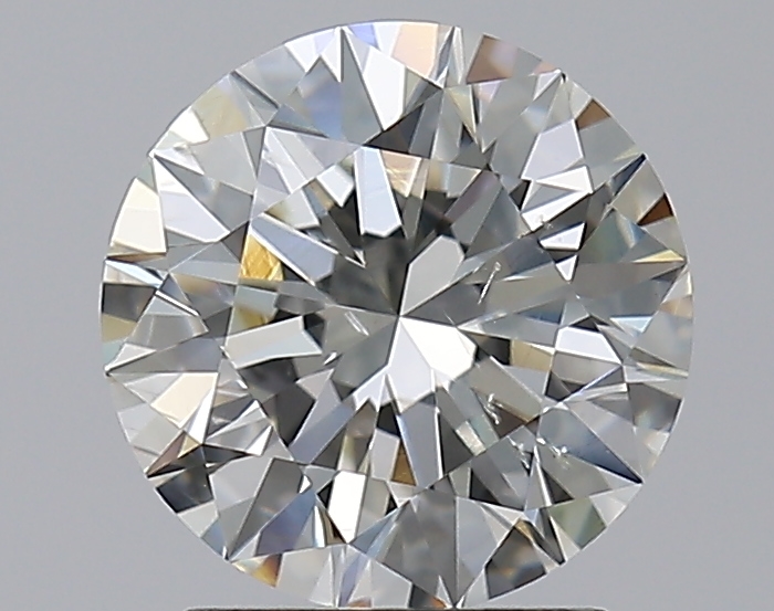 2.01 CaratJ-SI2 EX Cut Round Diamond