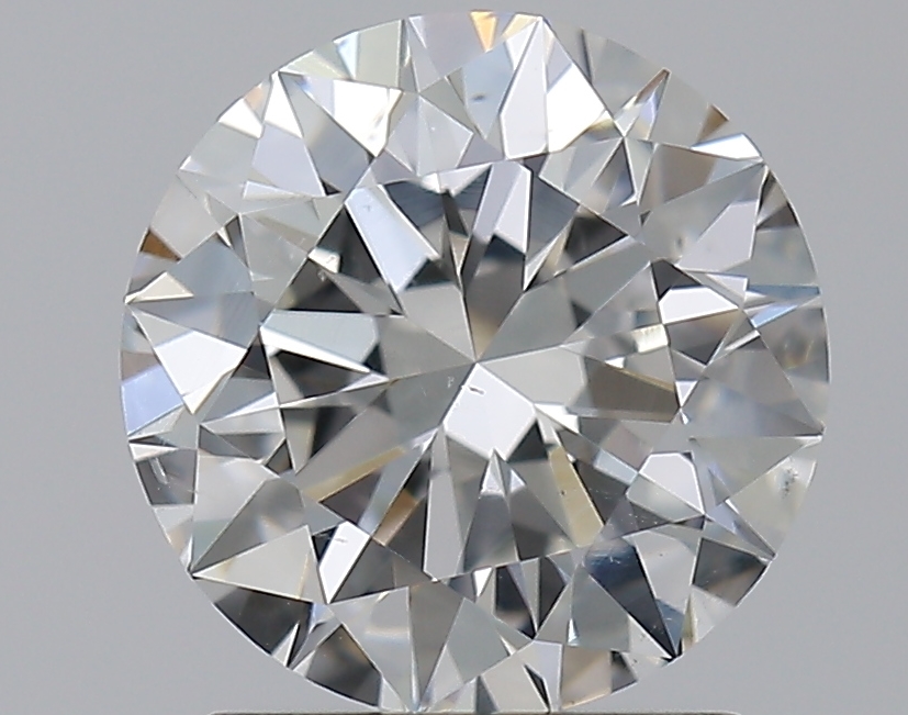 1.7 CaratH-SI1 EX Cut Round Diamond