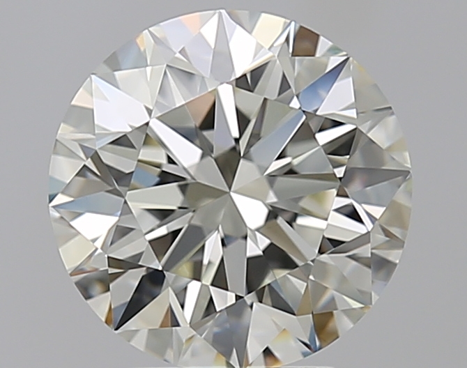 3.01 CaratK-VVS1 EX Cut Round Diamond
