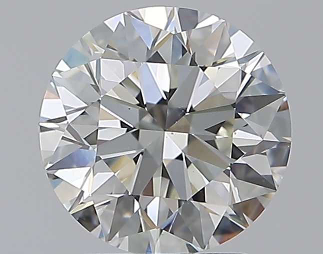 2.39 CaratJ-VS2 EX Cut Round Diamond