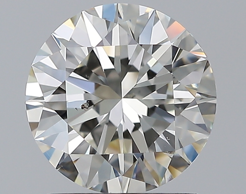 1.51 CaratJ-SI1 EX Cut Round Diamond