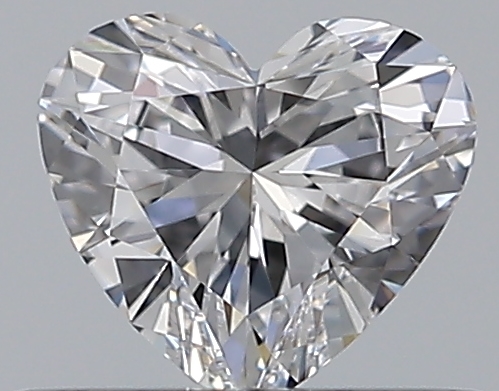 0.33 CaratD-VVS2 - Cut Heart Diamond
