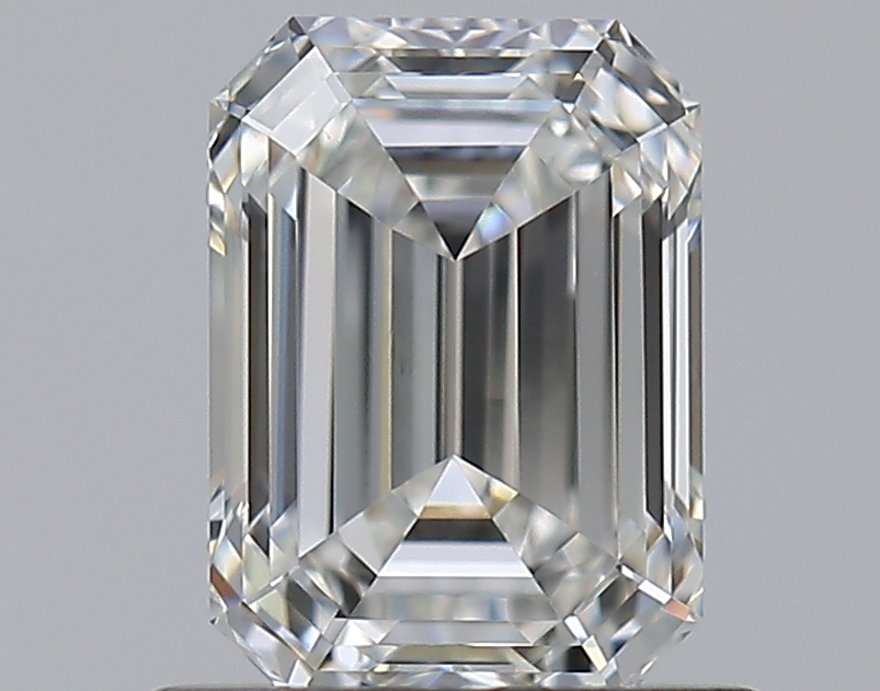 0.9 CaratH-VS1 - Cut Emerald Diamond