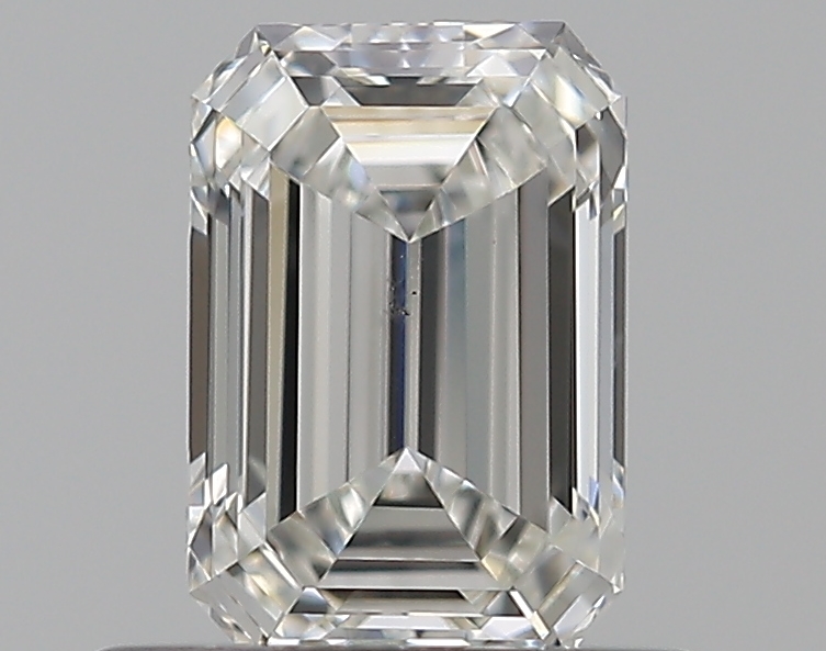 0.59 CaratH-SI1 - Cut Emerald Diamond