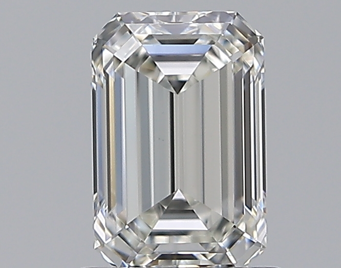 0.9 CaratH-VS1 - Cut Emerald Diamond