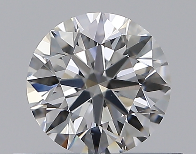 0.46 CaratF-SI1 EX Cut Round Diamond