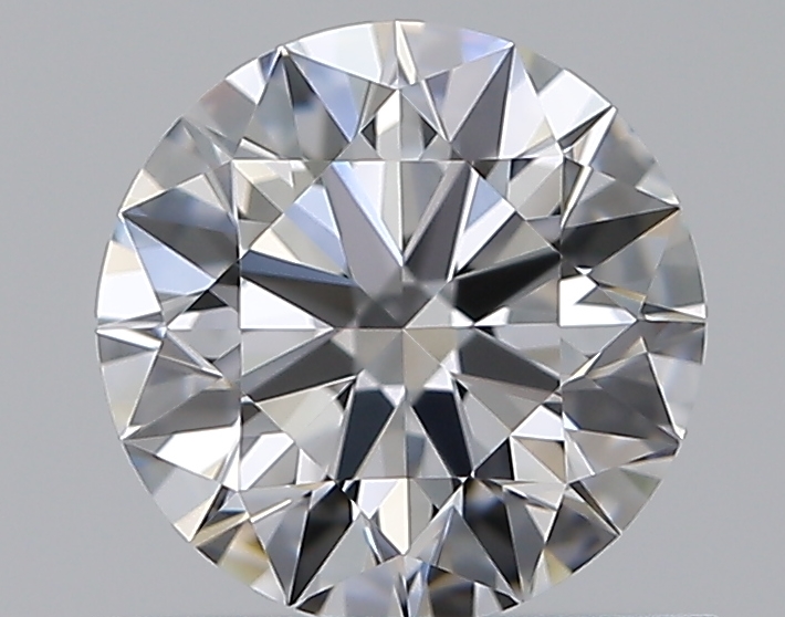 0.65 CaratD-VVS1 EX Cut Round Diamond