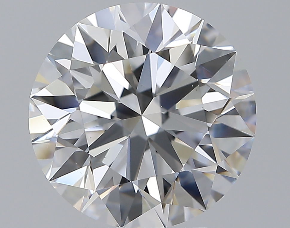4.01 CaratE-VS2 EX Cut Round Diamond