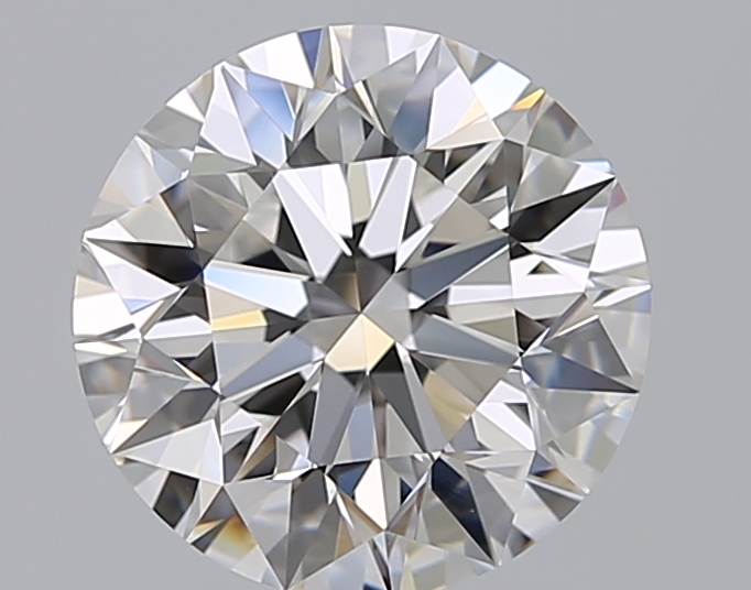 3 CaratF-VVS2 EX Cut Round Diamond