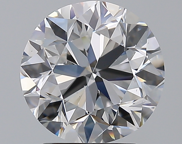 3.02 CaratD-VS2 VG Cut Round Diamond