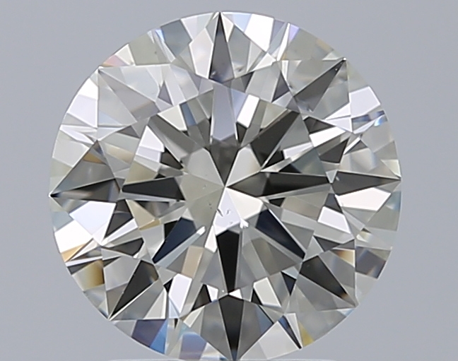 2.5 CaratJ-VS2 EX Cut Round Diamond