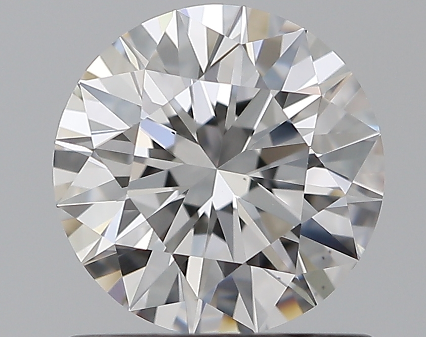 1 CaratE-VS1 EX Cut Round Diamond
