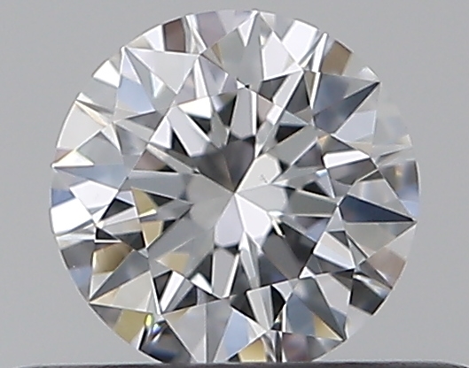 0.3 CaratD-VS2 EX Cut Round Diamond