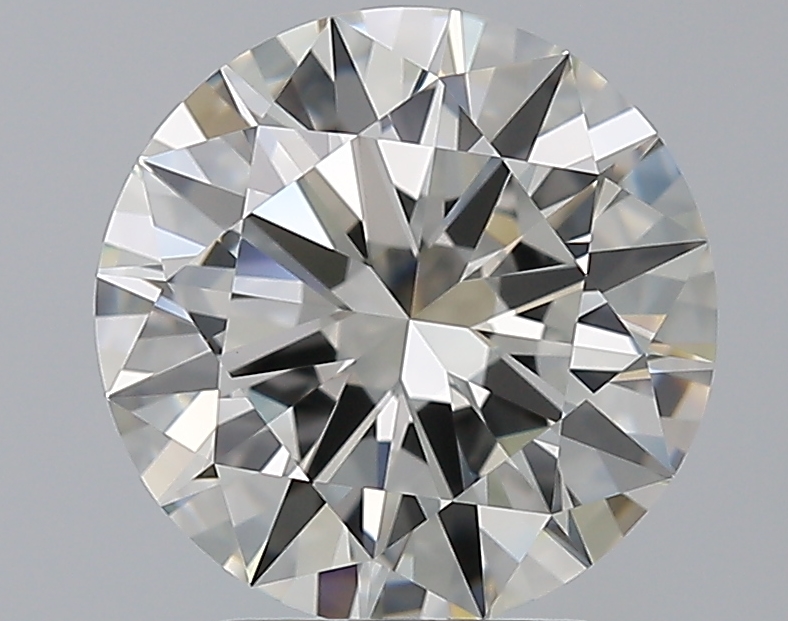 3 CaratJ-VVS2 EX Cut Round Diamond