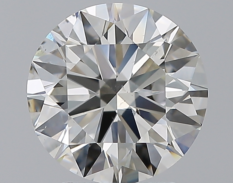 3.01 CaratJ-SI1 EX Cut Round Diamond