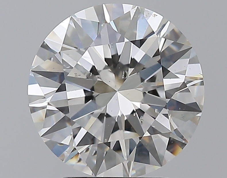3.01 CaratJ-SI2 EX Cut Round Diamond
