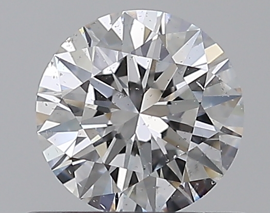 0.53 CaratE-SI2 EX Cut Round Diamond