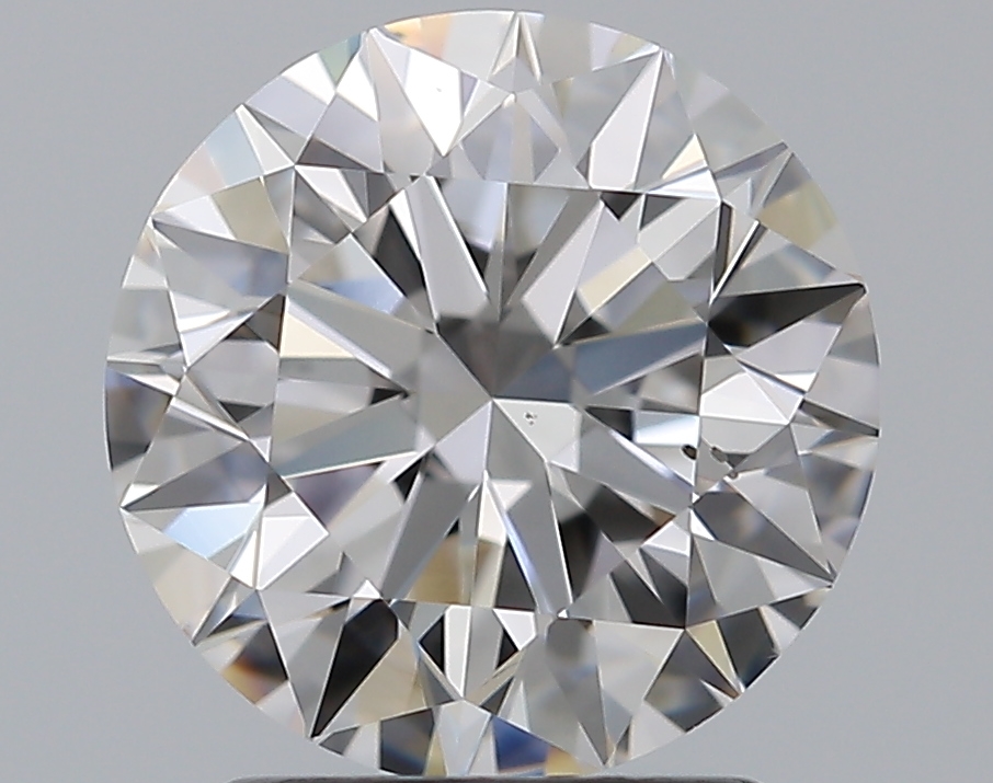 2 CaratG-VS2 EX Cut Round Diamond