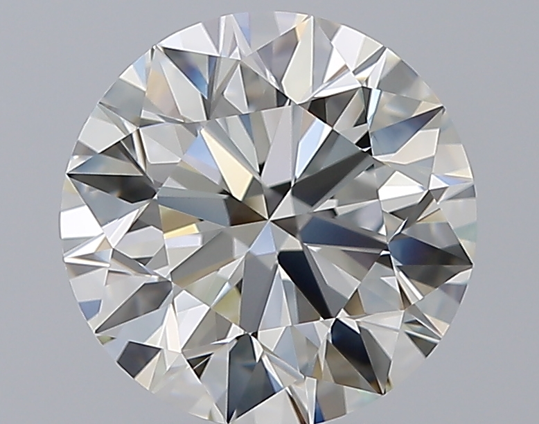 3.01 CaratJ-VVS2 EX Cut Round Diamond
