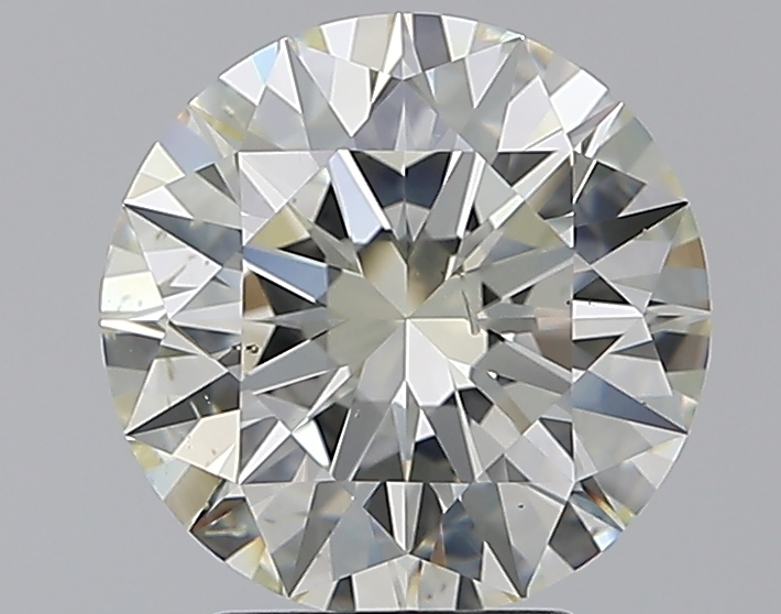3.02 CaratL-SI1 EX Cut Round Diamond
