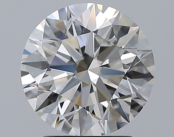 2.51 CaratF-VS2 EX Cut Round Diamond