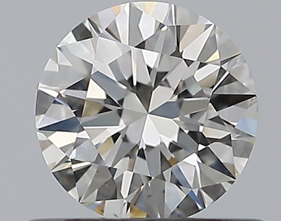 0.51 CaratJ-SI2 EX Cut Round Diamond